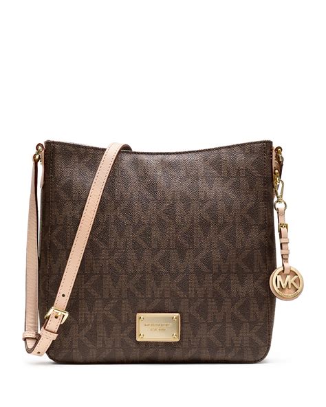 michael kors jet set medium messenger bag|Michael Kors woven leather bag.